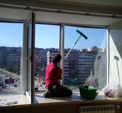 Мытье окон в однокомнатной квартире Абинск